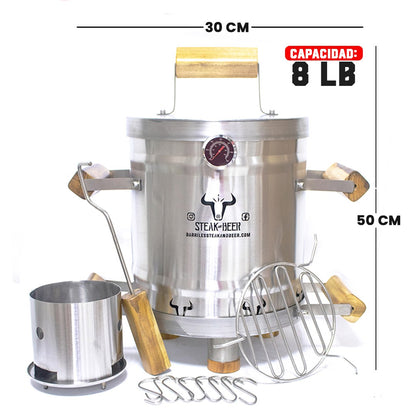 🔥 GrillTek™ Mini Barril — El Asador Compacto que Enciende Grandes Momentos..8 Libras