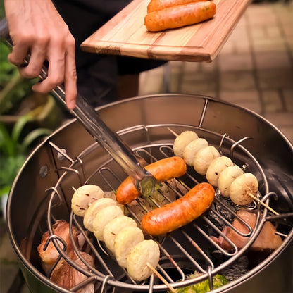 🔥 GrillTek™ Mini Barril — El Asador Compacto que Enciende Grandes Momentos..8 Libras