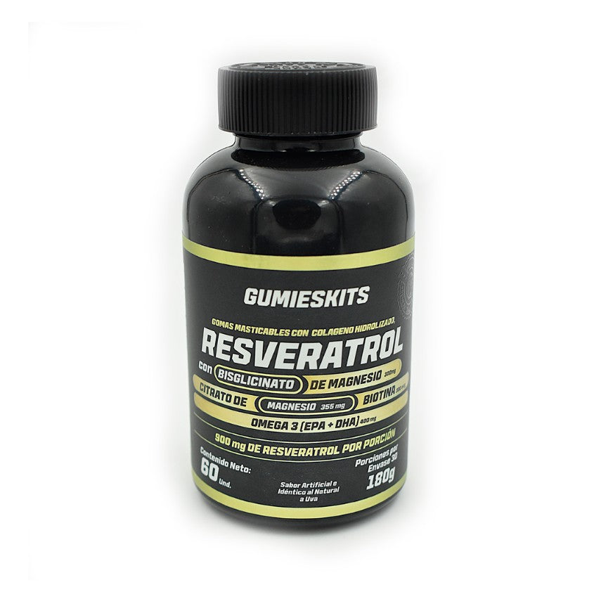 VitaGlow™ – Gomitas de Resveratrol Antiedad ✨🍇