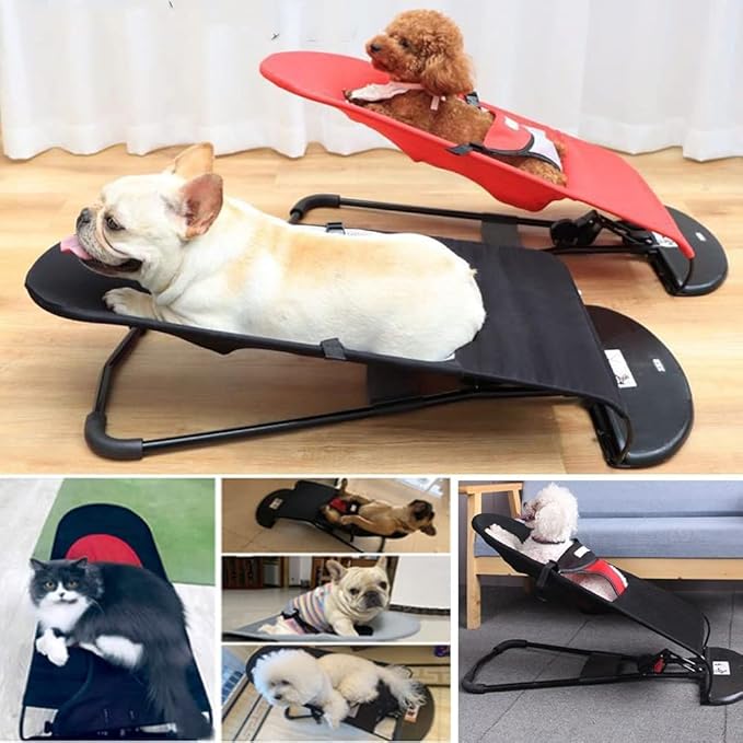 🐾🪑 PetRock™ – La Mecedora de Sueños para Tu Mascota Comodidad, estilo y movimiento para tu mejor amigo.