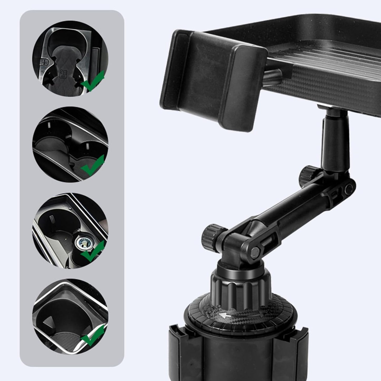 AutoSnack Pro 🍔📱 Soporte 2 en 1 para Comida y Celular